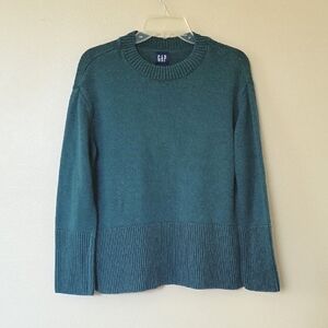 GAP Womens Green Cotton Chunky Knit Sweater - Size Small